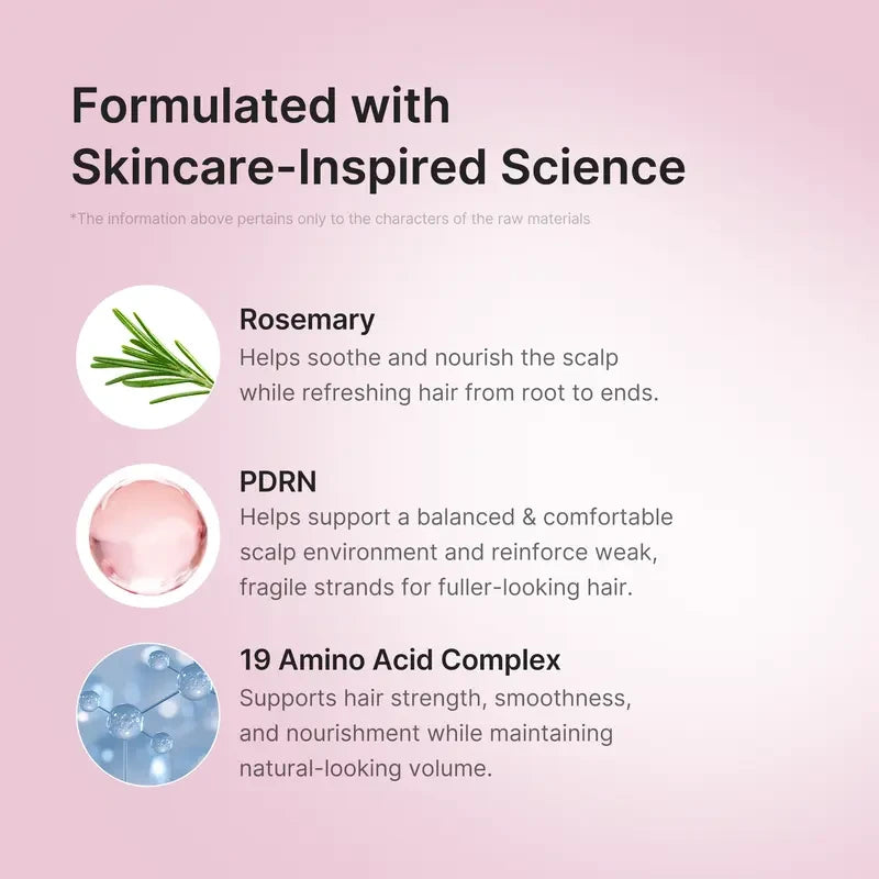 Rosemary Pdrn Hair Care Routine