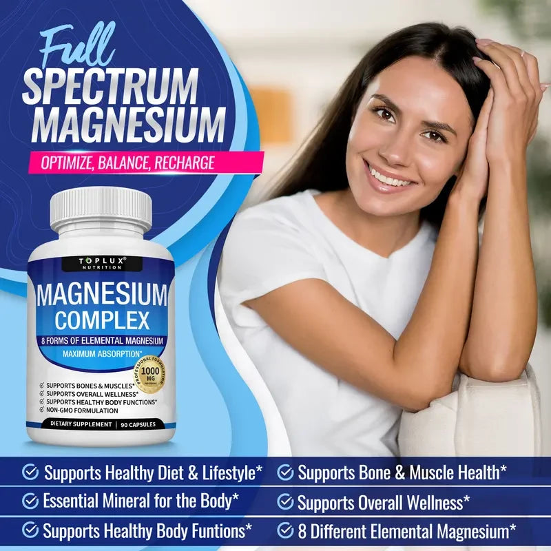 Magnesium Complex Supplement for Better Sleep