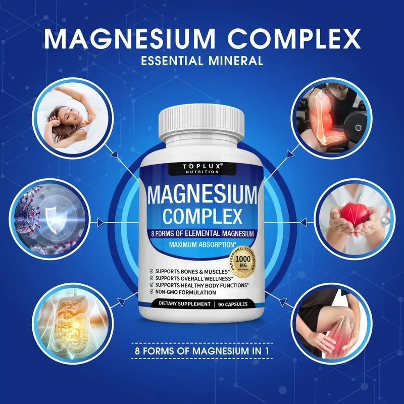 Magnesium Complex Supplement for Better Sleep
